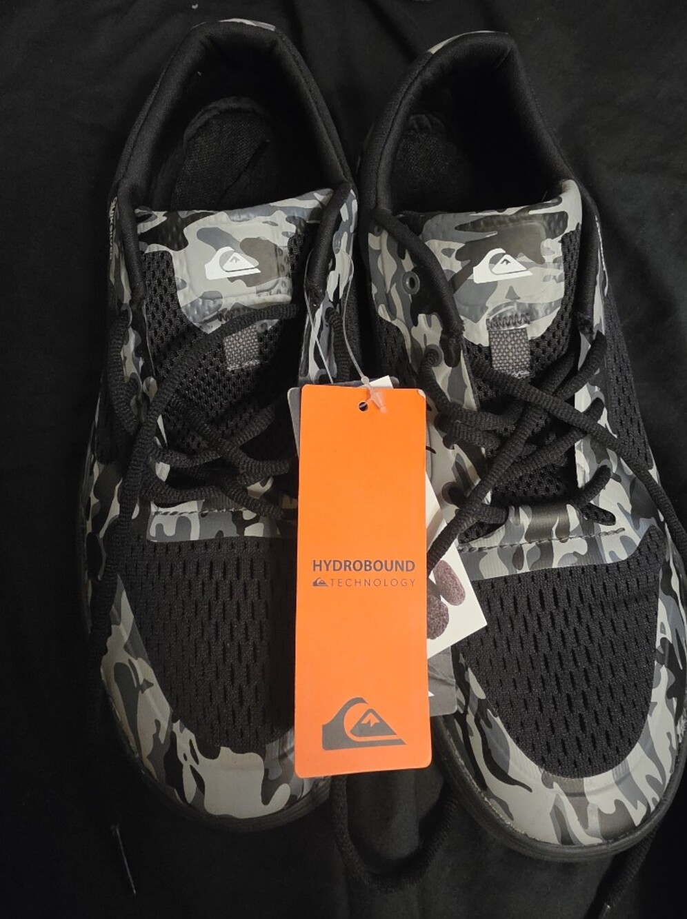 Quiksilver Camo Water-Ready Sneakers - Black & Gray
